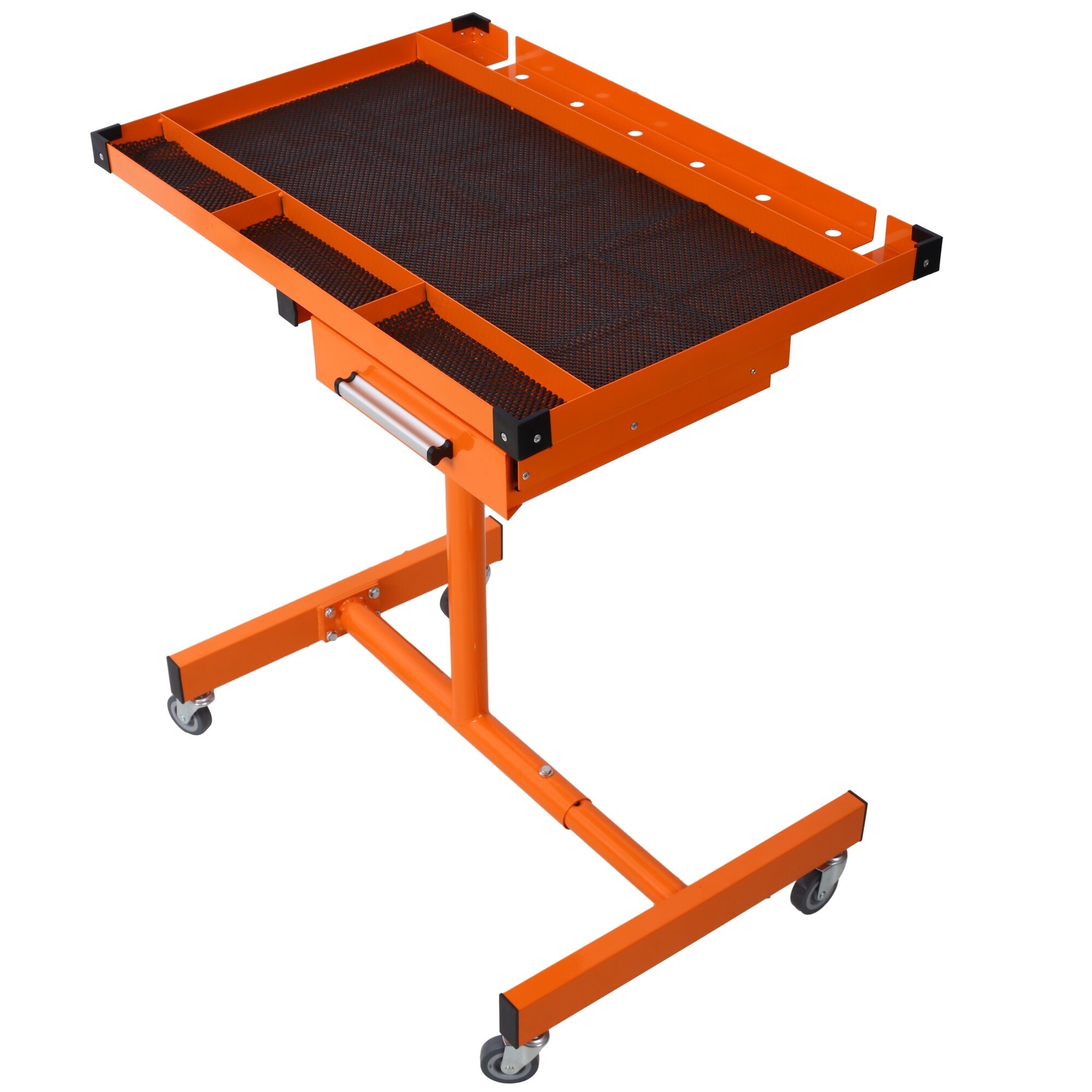 BlackTeck Multifunctional Workbench with Drawer — 29in. x 20in., Adjustable Height, 2.5in. Casters, Extendable Base, Model# N2-P190256